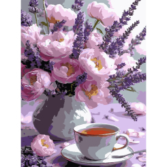 Товары для рисования - Картина по номерам Strateg Весеннее цветение 30 х 40 см (SS-1252)