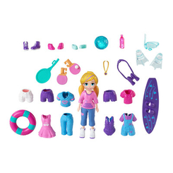 Маленькі ляльки - Набір Polly Pocket Маленька модниця Білявка (GBF85/GBF86)