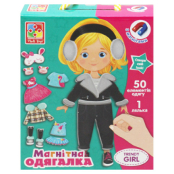 Настольные игры - Магнитная игра-одевашка Vladi Toys Trendy girl (VT3702-23) (186345)