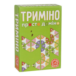 Настольные игры - Настольная игра Arial Тримино Просто домино на украинском (4820059911081)