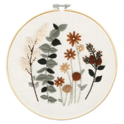 Наборы для творчества - Набор для вышивки гладью Brushme Гербарий спокойствия (EMBR002)
