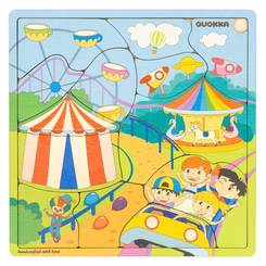 Развивающие игрушки - Пазл-мозаика Quokka Парк развлечений (QUOKA018PM)