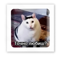 Набори для творчості - 3D-стікер Tattooshka Точно любиш? (SX-129)
