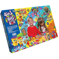 Наборы для лепки - Набор для творчества Danko toys Big creative box 4 в 1 (BCRB-01-01U)