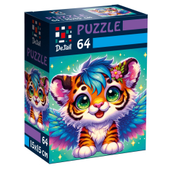 Пазли - Пазл De.tail Крилате тигреня 64 деталі (DT1234-02) Пазли - Пазл De.tail Крилате тигреня 64 деталі (DT1234-02)