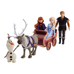 Ляльки - Набір фігурок Frozen 2 Подорож на санях (E5517)