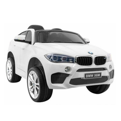 Детский транспорт - Детский электромобиль Kidsauto BMW X6 M premium edition белый (JJ2199/JJ2199-1)