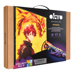 Наборы для творчества - Набор для творчества OKTO 3D картина Manga Огонь (20039)