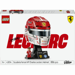 Конструктори LEGO - Конструктор LEGO Editions Scuderia Ferrari HP Charles Leclerc​ Helmet (43014)