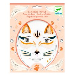 Косметика - Набір наклейок для обличчя DJECO Кішка (DJ09214)