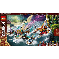 Конструктори LEGO - Конструктор LEGO NINJAGO Морський бій на катамаранах (71748)