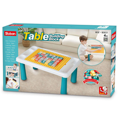 Конструктори з унікальними деталями - Конструктор Sluban Table Столик ігровий 35 деталей (M38-B0831)