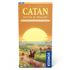Настільні ігри - Настільна гра Rozum Catan Міста і лицарі. Доповнення для 5-6 гравців (R105UA)
