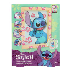 Мозаїка - Алмазна мозаїка 3D Disney Stitch в рамці (ST24333)
