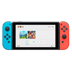 Товары для геймеров - Игровая консоль Nintendo Switch неоновая красно-синяя (45496453596)