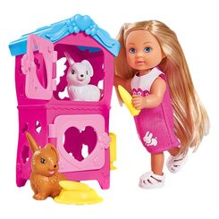 Куклы - Кукольный набор Эви Домик кроликов Steffi & Evi с аксессуарами (573 3065) (5733065)