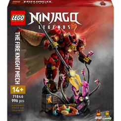 Конструктори LEGO - Конструктор LEGO NINJAGO Робот Вогняного Лицаря (71846)