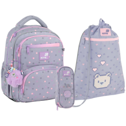 Рюкзаки и сумки - Школьный набор Kite Education Cute monster (SET_K26-773M-3)