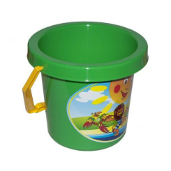 Наборы для песочницы - Детская игрушка "Ведерко Б" ТехноК 1288TXK Зеленый 2 л (34661s42910)