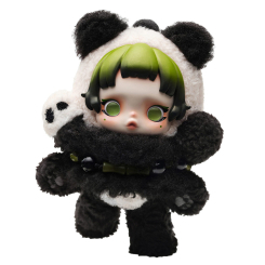 Брелоки - Колекційна м'яка іграшка Pop Mart Skullpanda Lazy Panda (SPLP-01)