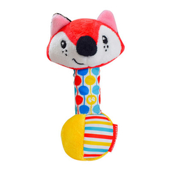 Погремушки, прорезыватели - Погремушка с пищалкой Fisher price Лисенок (GH73151)