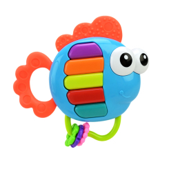 Брязкальця, прорізувачі - Брязкальце Сонячний зайчик Музична рибка-піаніно (PL-724-71)