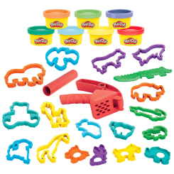 Набори для ліплення - Набір для творчості з пластиліном ​Play-Doh Креатив Звірі (F7384/F8161)