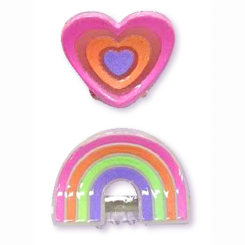 Бижутерия и аксессуары - Заколка для волос Invisibobble Clipstar Glow kids Happy Heart (4063528082800)