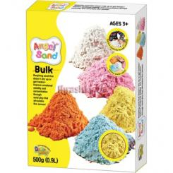 Антистресс игрушки - Набор мягкого песка Angel Sand в коробке желтый (MA07012)