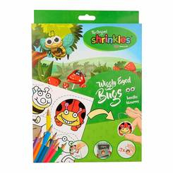 Набори для творчості - Набір для створення брелків Shrinkles Жучки (WZ009) Набори для творчості - Набір для створення брелків Shrinkles Жучки (WZ009)