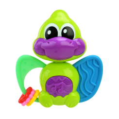 Брязкальця, прорізувачі - Брязкальце Сонячний зайчик Музичний Діно птерозавр зелений (PL-724-72/1)