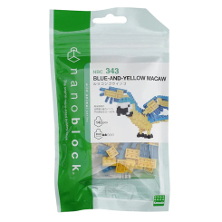 Блочные конструкторы - Конструктор Nanoblock Желто-голубой ара 140 элементов (124117) Блочные конструкторы - Конструктор Nanoblock Желто-голубой ара 140 элементов (124117)