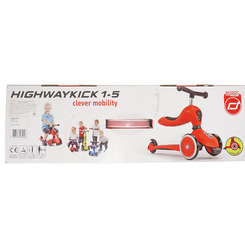 Уцінені іграшки - Уцінка! Уцінка! Самокат Scoot and Ride Highwaykick 3 колеса до 20/50 кг 1 Червоний (SR-160629-RED)