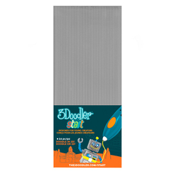 Товары для рисования - Набор стержней для 3d-ручки 3Doodler Start Серый (3DS-ECO08-GREY-24)