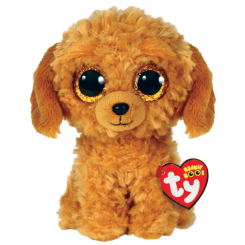 Мягкие животные - Мягкая игрушка TY Beanie Boos Золотой пес Noodles 15 см (36377)