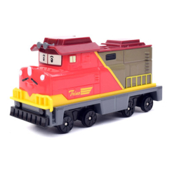 Залізниці та потяги - Іграшковий паровозик Robocar Poli Тріно металевий (83400)