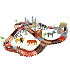 Автотреки - Ігровий набір Otamanko Автотрек Дивовижні пригоди Африканське сафарі 235 деталей (532.02.64)