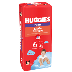 Підгузки - Підгузки-трусики Huggies Little Movers для хлопчиків 6 M-Pack 15-25 кг 44 x 2 шт (5029054568200)