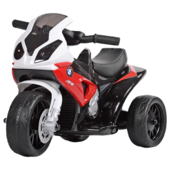 Электромобили - Электромотоцикл Bambi Racer красно-белый (JT5188L-3)
