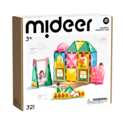 Магнитные конструкторы - Магнитный конструктор Mideer Наша семья 32 элемента (MD1640)
