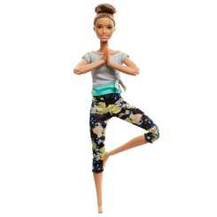 Куклы - Кукла Barbie Made to Move Двигайся как я Брюнетка (FTG80/FTG82)
