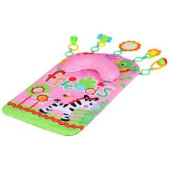 Развивающие коврики - Детский развивающий коврик BabyGo 45х65 см 5 подвесок Pink (133587)