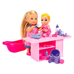 Куклы - Игровой набор Steffi & Evi Няня с малышом (5733360)