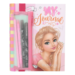 Товари для малювання - Книжка для розфарбовування Top Model Мій журнал з олівцем і фломастерами (0412716)