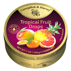 Солодощі - Карамель льодяникова Cavendish Тропічне асорті (4037719066986) Солодощі - Карамель льодяникова Cavendish Тропічне асорті (4037719066986)