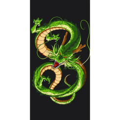 Товари для малювання - Картина за номерами Art Craft Зелений дракон 40 х 80 см (11517-AC)