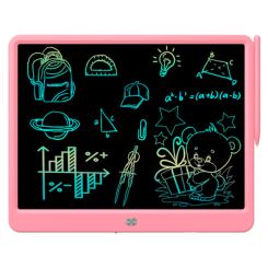 Товари для малювання - Планшет графічний Lunatik із LCD екраном рожевий (LN15M-DP)