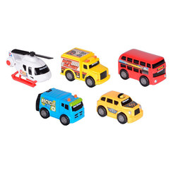 Транспорт и спецтехника - Игровой набор Мини-техника Road Rippers Городской транспорт Toy State (41402)