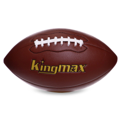 Спортивные активные игры - Мяч для американского футбола KINGMAX FB-5496-6 №6 Коричневый (FB-5496-6_Коричневый)