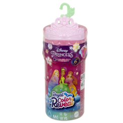 Ляльки - Набір-сюрприз Disney Princess Royal Color Reveal Мінілялька-принцеса Сонячні та квіткові (HRN63)